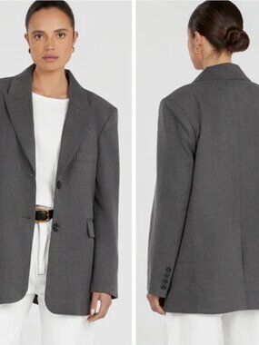 DISSH Charcoal Women's Oversize Haley Blazer